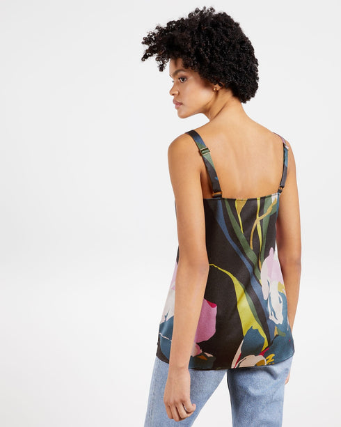 BAYLOR-Tops-Long-Line Printed Cami- Ted Baker Romania